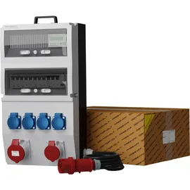 Doktorvolt Stromverteiler eXT-S/FI 32A 16A 4x230V Stromzähler und Kabel Doktorvolt 2339