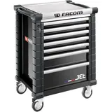 FACOM Werkstattwagen 7 Schubladen Aluminium/Stahl schwarz