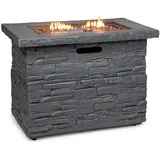 Blumfeldt Anafi Gas-Feuerstelle, 40.000BTU/13kW, Abdeckung, Edelstahlbrenner,