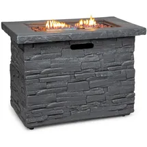 Blumfeldt Anafi Gas-Feuerstelle, 40.000BTU/13kW, Abdeckung, Edelstahlbrenner,