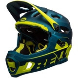 Mips Fahrradhelm MTB, matte/gloss blue/hi-viz, S