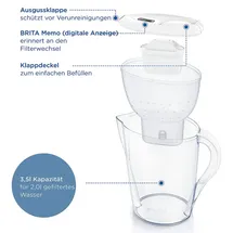 Brita Marella XL weiß 3,5 l + Maxtra Pro Kartusche