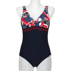 SUNMARIN Damen Badeanzug Badeanzug, blau, 52E