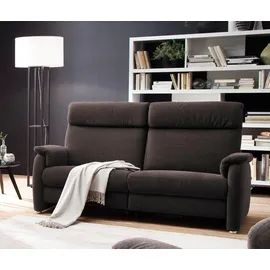 Home Affaire 2-Sitzer HOME AFFAIRE "Turin", braun (mittelbraun), B:155cm H:107cm T:97cm, Sofas, mit motorischer Relaxfunktion, auch in Leder