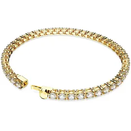 Swarovski Matrix Tennis, Rundschliff, Weiß, Goldlegierungsschicht
