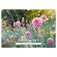 Calvendo Dahlienglück (Wandkalender 2026 DIN A3 quer), CALVENDO Monatskalender: