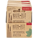 BLÜTE-ZEIT Interdentalbürste aus Holz 6 Stück, 20er Pack