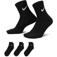 Nike Everyday Lightweight Trainings-Knöchelsocken Black/White 34-38