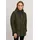 Oxmo OXJunchen Damen Winterjacke Damenjacke Jacke mit Kapuze Eingrifftaschen Reißverschluss Regular fit - Grün - XL