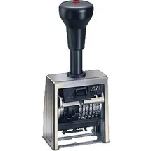 Reiner SCT Reiner Paginierstempel 23 x 6 mm (B x H) Chrom, Schwarz