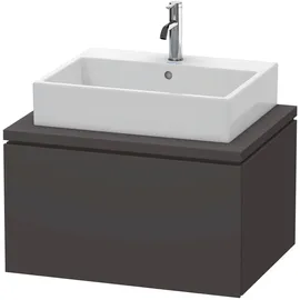 Duravit L-Cube 72x54,7cm, graph matt, f Kons, 1 Auszug