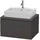 Duravit L-Cube 72x54,7cm, graph matt, f Kons, 1 Auszug