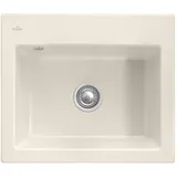 Villeroy & Boch Subway 60 S crema + Handbetätigung + Lochbohrungen 1 + 3 + 4