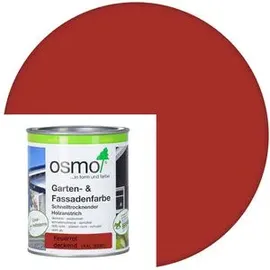 OSMO Garten- & Fassadenfarbe 7530 Feuerrot 0,75 l