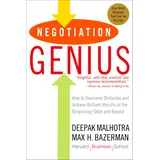 Bantam Dell Negotiation Genius: How to Overcome Obstacles and Achieve Brilliant Results at the Bargaining Table and Beyond