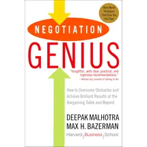 Bantam Dell Negotiation Genius: How to Overcome Obstacles and Achieve Brilliant Results at the Bargaining Table and Beyond
