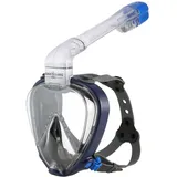 Aquasphere Smart Snorkel Vollgesichts-Schnorchelmaske, blau/grau, M