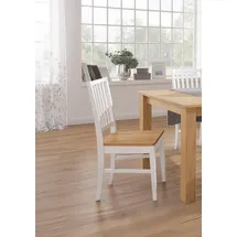 Home Affaire Esszimmerstuhl Ruanda Holzstuhl weiß 4er Set