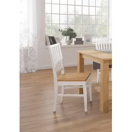 Home Affaire Esszimmerstuhl Ruanda Holzstuhl weiß 4er Set