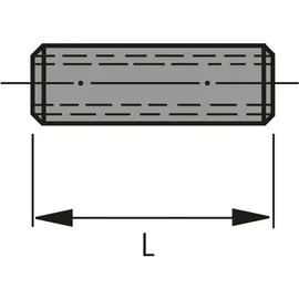 hettich marketing u. vertriebs Gewindehülse M4 64908 5 x 18 mm