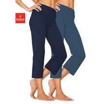 vivance active by lascana Caprihose Regular Blau 44/46