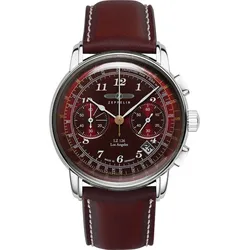 Herrenuhr, Los Angeles Chronograph Bordeaux - Zeppelin Modell: 7614-6