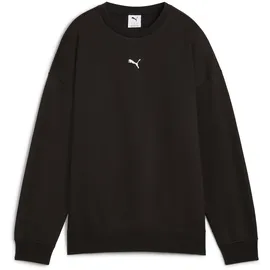 Puma Oversized Crew FL Pullover Schwarz L