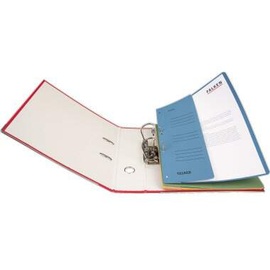 Falken Ösenhefter 80003841 DIN A4 halber Deckel Behördenheftung rot