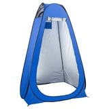 Stagecaptain Wurfzelt TZ-190 Quixie Pop-up Toilettenzelt, Personen: 1 (inkl. praktischer Tragetasche), für viele Outdoor-Anwendungen wie z.B. als Duschzelt, Umkleide blau