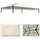 Proregal Ersatzdach für Pavillon Cadiz 1 x 0,38 x 2,8 m Creme