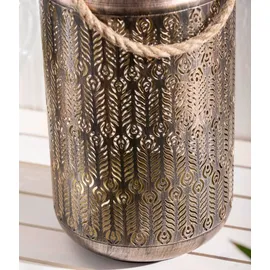 Dehner Solar-Laterne Chiara, braun