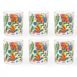 Excelsa Mexican Flowers Wasserglas 0,25 l 6-tlg.