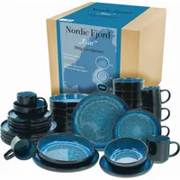CreaTable Geschirrset, Nordic Fjord (6 Stück)