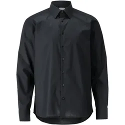Hemd langarm Modern Fit 21904-984 Frontline - 43-44 - vollschwarz