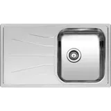 Reginox Diplomat 10 ECO rechts Auflage Edelstahl silber Handbetätigung 860 x 500 mm