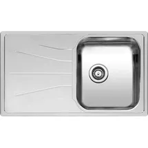 Reginox Diplomat 10 ECO rechts Auflage Edelstahl silber Handbetätigung 860 x 500 mm