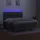 vidaXL Boxspringbett 180 x 200 cm Dunkelgrau