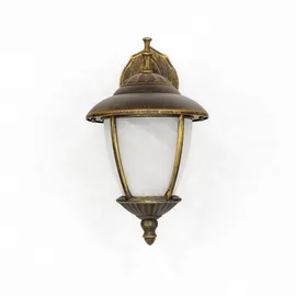 Rabalux Außenwandleuchte Metall 37,0 cm E27 dimmbar IP43 gold-weiß