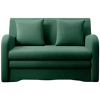 Luxusbetten24 Schlafsofa Designer Sofa Arian, mit Schlaffunktion und Stauraum grün