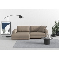 TRENDMANUFAKTUR Ecksofa »Bourbon«, 2 St.), braun