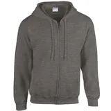 Gildan Heavy Blend Kapuzensweatjacke Herren Dark Heather M