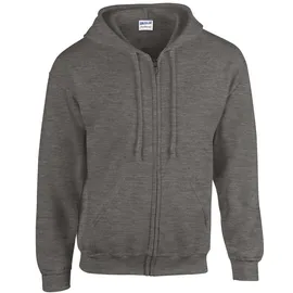 Gildan Heavy Blend Kapuzensweatjacke Herren Dark Heather M