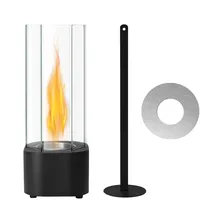 Ethanol Tischkamin, Tornado Tischlampe, Tischfeuer Indoor & Outdoor, Für Garten &Wohnung Nachttisch Balkon Schlafzimmer Geburtstag Einweihung Filmabend