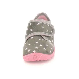 superfit Baby Mädchen SPOTTY Hausschuhe, GRAU 2100, 21 EU