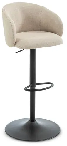 Actona Barhocker Eleanor Stoff Beige
