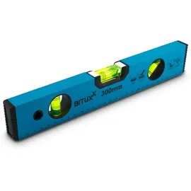 BITUXX Wasserwaage Aluminium Blau 30 cm