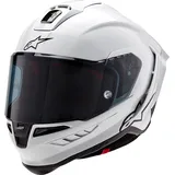 Alpinestars Supertech R10 Solid, Integralhelm - Weiß/Matt-Schwarz - XS