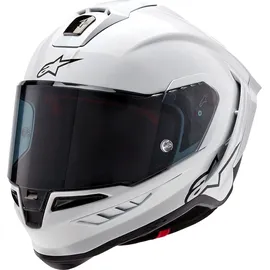 Alpinestars Supertech R10 Solid, Integralhelm - Weiß/Matt-Schwarz - XS