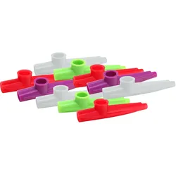 Classic Cantabile FUN Kazoo 10er Pack, Kunststoff, verschiedene Farben