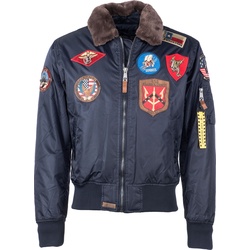 Top Gun Machine, Textiljacke - Dunkelblau - XXL